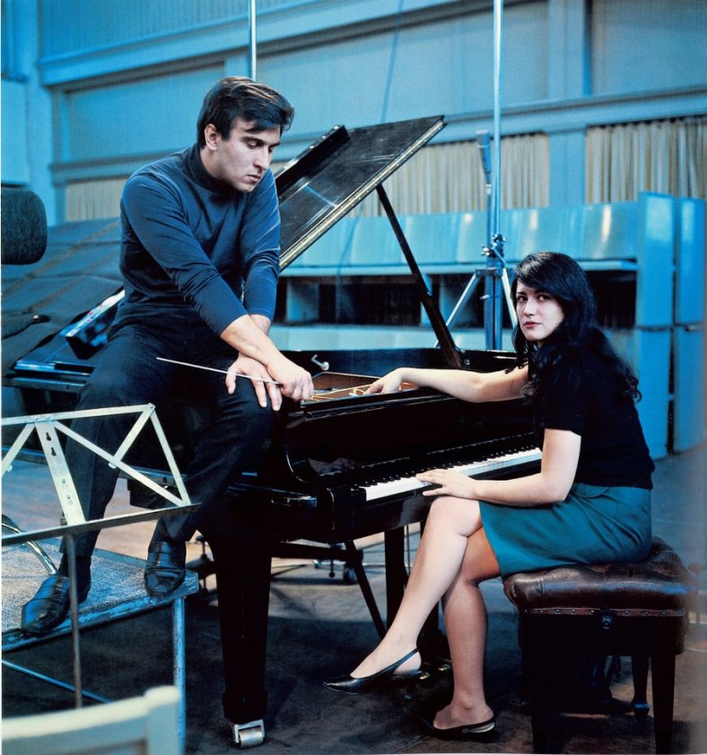 Claudio Abbado con Martha Argerich a Berlino nel 1967