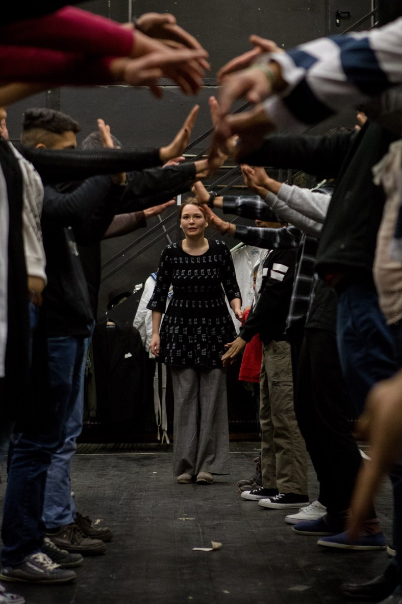 Idomeneo_Probe_Cornelia_Lanz_Bewegungschor_Foto_Andreas_Knapp