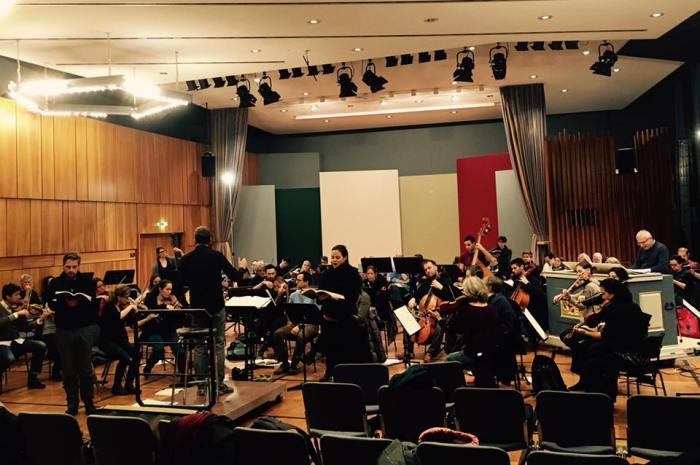 Un' immagine della prova generale