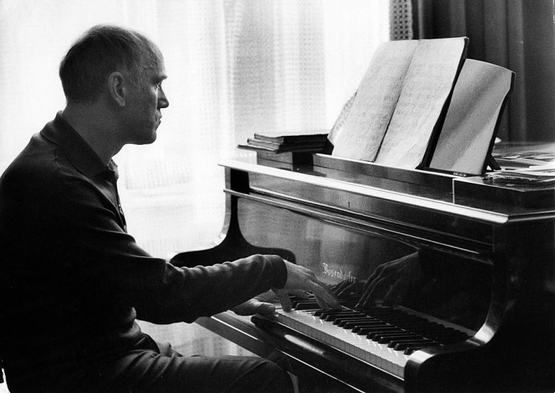 Richter, Sviatoslav - Musician, Pianist, Russia *20.03.1915-01.08.1997+ - at the piano - 1971 - Photographer: Jochen Blume - Vintage property of ullstein bild
